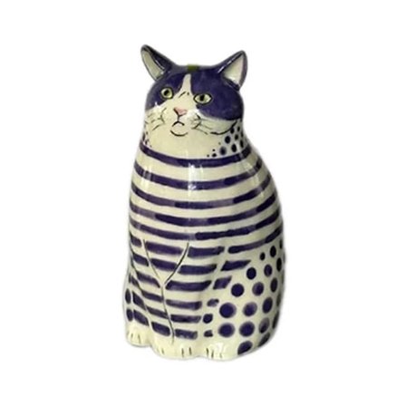 Polka Dot Katte Vase Sjov Kat Blomstervase Unikke Dyrevaser, Kat Blomstervase Sød Kat Vase til Hjemmet Som Vist