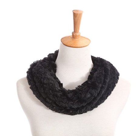Vinter Scarf Cowl Neck SVART