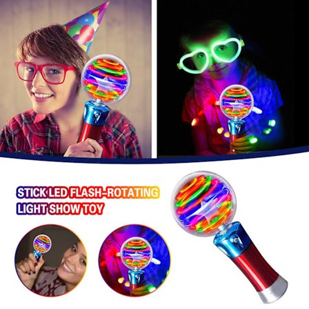 Børns Lysende Magic Ball Legetøjsstav LED Blinkende-roterende Lys Show Legetøj