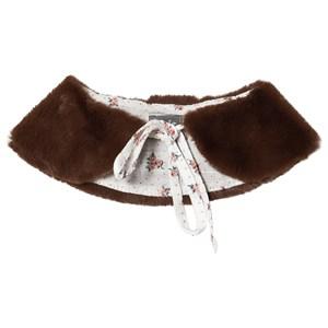 Tocoto Vintage Brown Faux Fur Collar One Size - Collars - One size - Brown