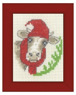 Stickpackung Bild Kuh