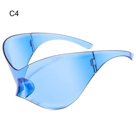 Futuristiske solbriller for menn kvinner C4 C4 C4