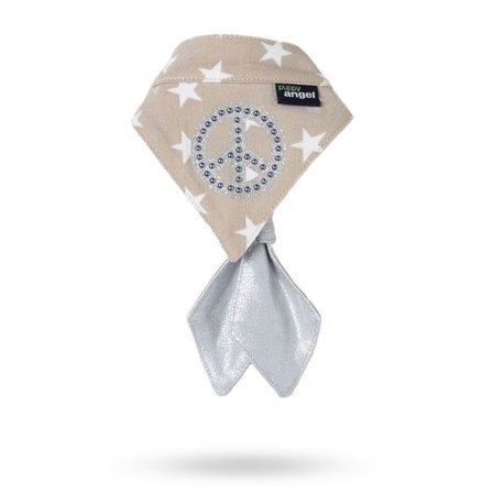 Puppy Angel - Peace Star Scarf Beige