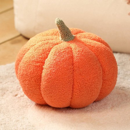 Puuvillatäytetty kurpitsatyyny Pumpkin pehmotyyny ORANSI 30cm