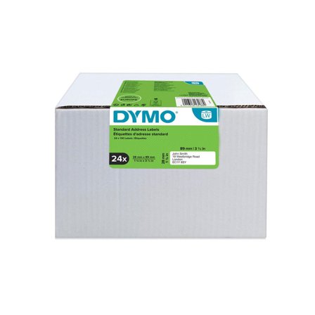 DYMO Etikett LW 89x28mm 24rl/fp - Lyreco - Kontorsmaskiner - Etikettskrivare och etiketter - Etiketter - Dymo
