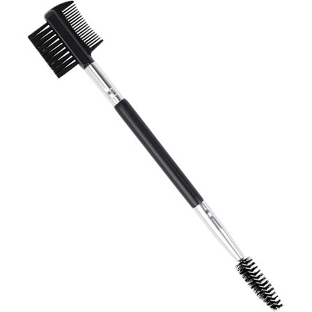 3-hoved Øjenbryn Øjenvippe Former Øjenvippe Kam Dobbelt Hoved Børste Makeup Plejeværktøj kosmetik med 3 Forskellige Spoolie Børster til Adskillelse af