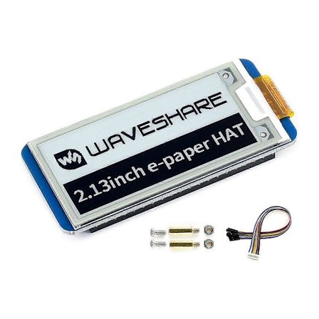 2,13 tuuman E-Ink -näyttö HAT, musta, valkoinen kaksivärinen 250x122 pikselin E-Paper LCD Raspberry P:lle (FMY)