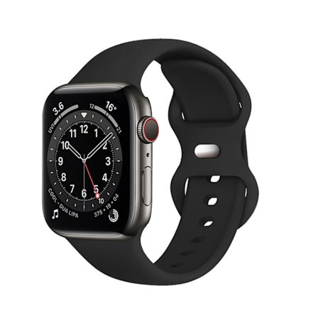 Kompatibel med Apple Watch reim 42mm/44mm/45/46mm , for Apple Watch Series 10 9 8 7 6 5 4 3 2 1 SE, Svart