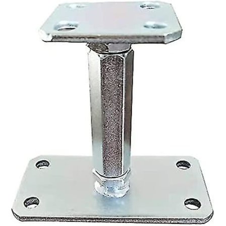 1 Justerbar Høydejusterbar Støttefot for Stang, Takstøtte for Bygg, Høydejustering