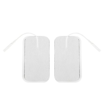 2 st Återanvändbara Ersättnings Självhäftande Elektrodkuddar för Hälsovård för Tens Massageapparat