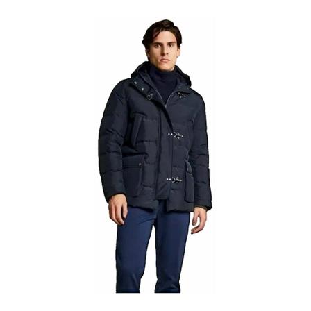 Fay, Winter Jackets Blauw, Heren, Maat:M