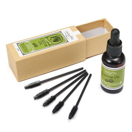 Luckyfine Natural Pure Castor Oil Ögonfransar Ögonbryn Hår