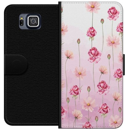 Kompatibelt Lommeboketui til Samsung Galaxy Alpha Rose Petal Whisper