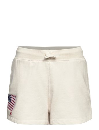 Ralph Lauren Kids | Flag-Appliqué French Terry Short | 129-130