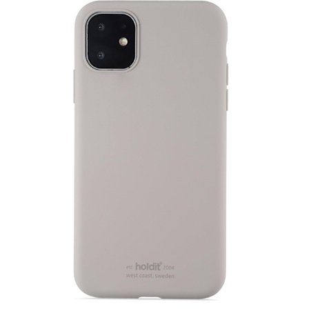 iPhone 11/XR - held Mobile cover Silikon - Taupe