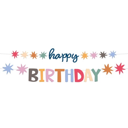 Happy Birthday Kirjeviirinauha Tähdillä