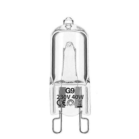 2 stk. G9 Ovnpære Højtemperaturbestandig Holdbar Halogenpære Lampe Til Køleskabe Ovne Ventilatorer 40W 500 Pin Pære 230V