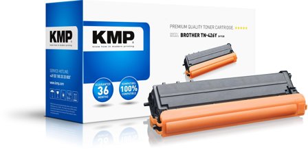 KMP Toner Brother TN-426Y/TN426Y yellow 6.500 S. B-T64 reman