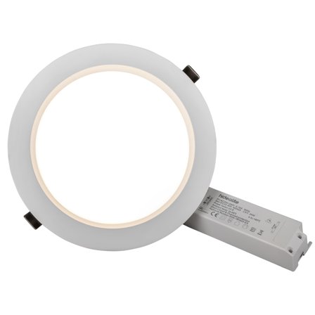 Hide-a-Lite DL Plano Basic Downlight hvid Ø230 mm, Belysning