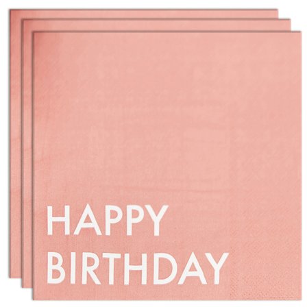 Happy Birthday Servietter Mix It Up Brights