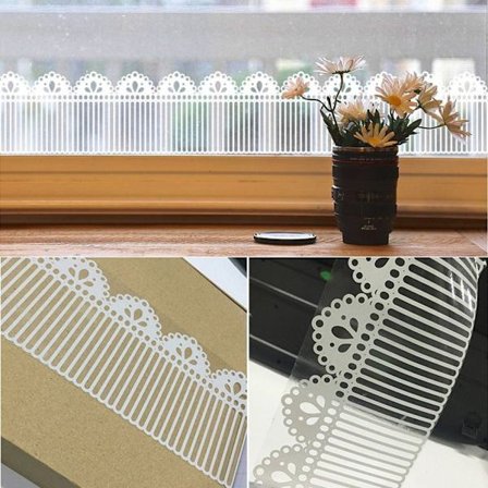 Tapet Border Transparent Window Sticker