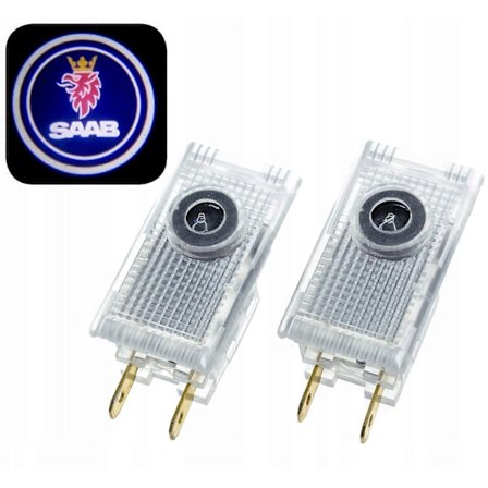 Saab LED Logoprojektor HD för Saab Dörrlampa