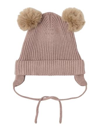 Nbnmara Knit Hat2 Accessories Headwear Hats Winter Hats Brun Name It*Betinget Tilbud