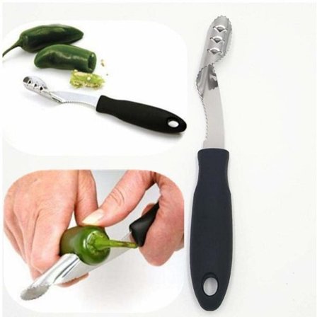 Barbecue rustfrit stål chili peberkerne jalapeno peber