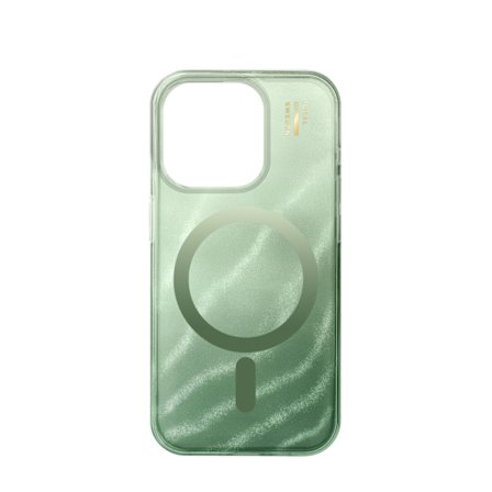 Clear Case MagSafe iPhone 15 Pro Sage Green