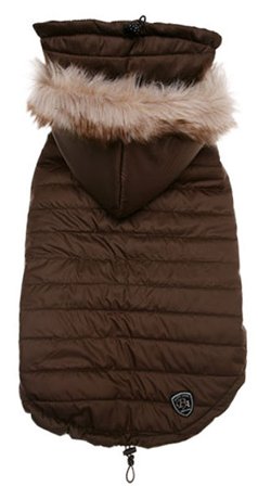 Puppy Angel - Urban Life Outdoor Padded Vest - Brown - Hundeklær, Koseklær, Fest & Utkledning, Hundesko på Doggie.no - Hundegenser, hundvester & T-