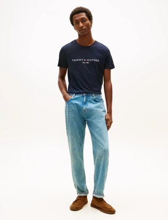 Tommy Hilfiger Core Tommy Logo Tee - Navy - S