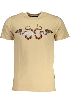 Cavalli Class T-shirt Maniche Corte Uomo Beige
