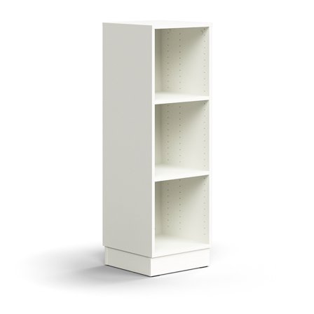 Bücherregal QBUS, 1257x400x400 mm, weiß