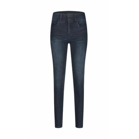 Florez Florèz high-waist jeans Bodine slim fit Sky Night , Blauw , Dames , Maat: W33