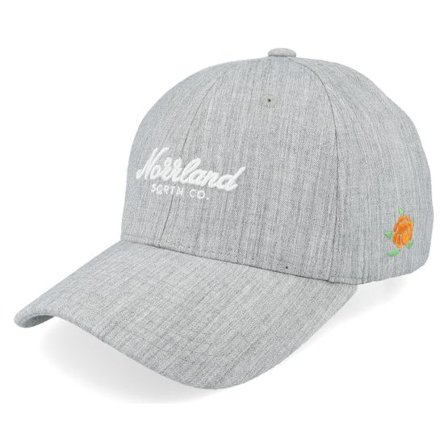 SQRTN - Grå adjustable Keps - Script Hooked Cap Grey Adjustable @ Hatstore