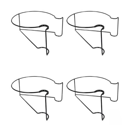 4 stk Hengende Plantepotter, Rekkverk Plantepotter, Hengende Rekkverk Plantepotter, Tråd Blomsterpotteholder Planter