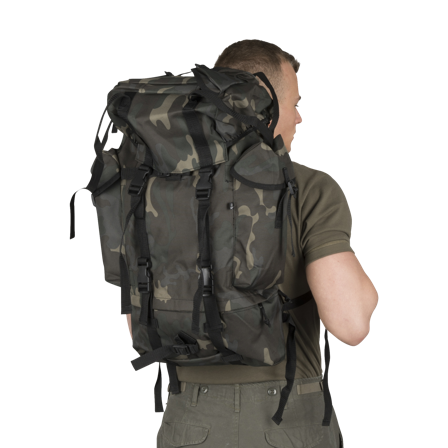 Ryggsäck Brandit Nylon 65L Mörk Camo