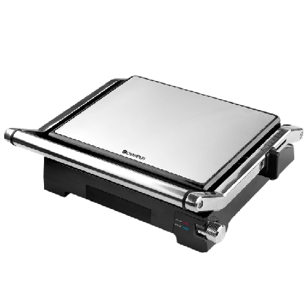 Champion Nordic Paninigrill Pro Health 2in1 Med Bordsgrill 2000w Pg600 Köksmaskiner Silver