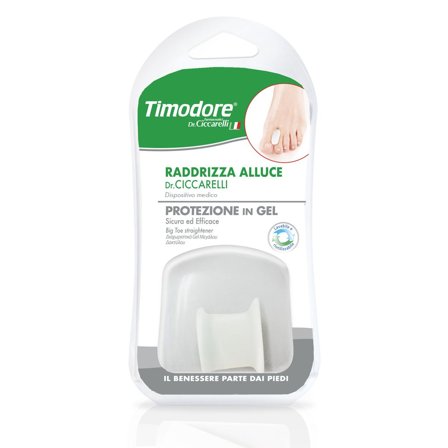 Timodore Raddrizza Alluce Gel Di Silicone Bianco Semitrasparente