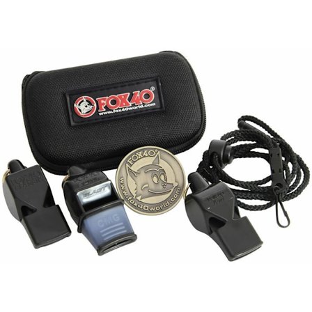 Fox 40 Sports Whistle Set One Size Black