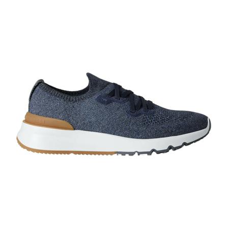 Brunello Cucinelli, Sneakers Blauw, Heren, Maat:43 EU