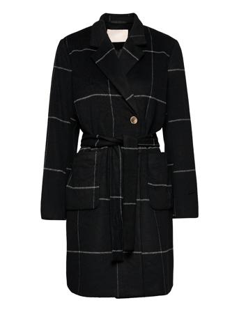 Hibikb Coat Black Karen By Simonsen