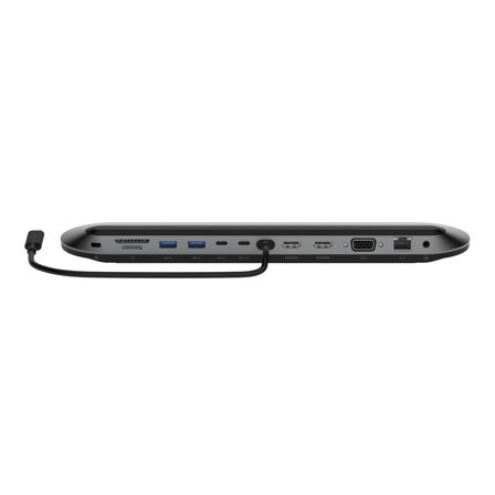 Belkin CONNECT Universal USB-C 11-in-1 Pro Dock - dokkingstasjon - USB-C - VGA, 2 x HDMI - 2.5GbE