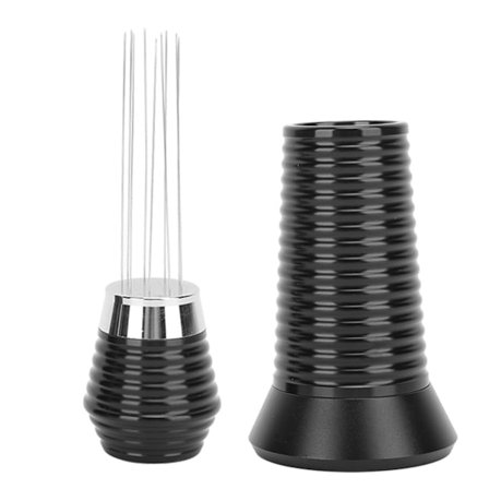 Kahvijauheen jakaja 8 neulaa alumiiniseos kestävä irrotettava kahvineula tamppaaja perhetoimistolle tyyppi B