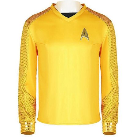 Cosplay-asut Star Trek: Strange New World - Kapteeni Christopher Pike pitkähihainen T-paita