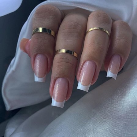 24st False Nails Long Square W497 W497
