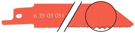 Fein 63503051010 Sticksågsblad för äldre sticksåg, 200x2 mm, 3-pack, Maskintillbehör & förbrukning