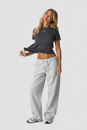 ICANIWILL - Everyday Cotton T-shirt Charcoal Grey - Dam - Träningskläder från ICIW