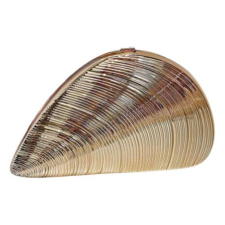 Uutuus simpukankuori iltalaukku naisille ketju olkalaukku akryyli iltalaukku pieni laukku trendikäs crossbody-laukku hopea