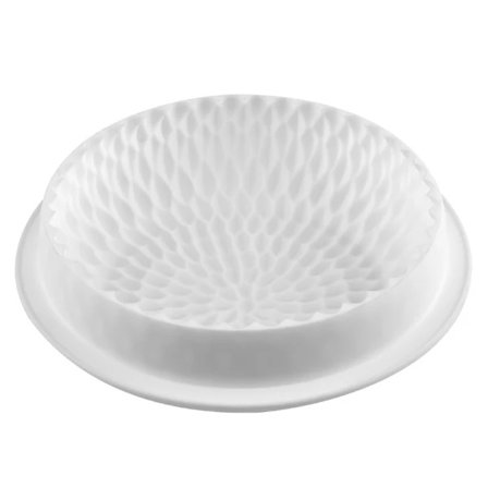 /EA/Vit, 24*24*7cm rund mousse silikonkakform